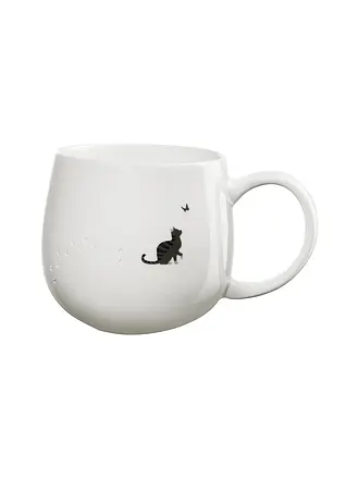 ASA SELECTION | Henkelbecher 0,4l MAGU-FOOTPRINTS Pig | weiss
